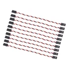 10PCS Servo Extension 30 Cords 26AWG Cable 15CM Male To Twisted Wire For... New. Price: $13.23.
