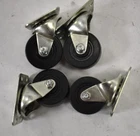 Lot Of 4 Richelieu Swivel Plate Caster Rubber Wheels 2" F25082 Genuine Oem New. Price: $16.99.
