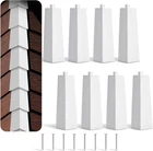 8 Pcs Aluminum Siding Corners Inch Outside White Trim Caps With Nails For New. Price: $47.28.