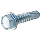 Hillman No. 8 1/2 In. Self-drilling Hex Washer Head Screws Pack Of 100 New. Price: $29.70.