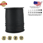 Black Dacron Rope 3/16" Solid Braid 500FT Spool 750LB Tensile Industrial Poly... New. Price: $104.99.