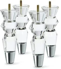Jerever Acrylic Furniture Legs Replacement Sofa Feet 6.9INCH, Chrome New. Price: $81.55.