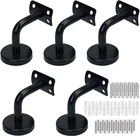 Loeqian 5 Pack Black Stainless Steel Handrail Bracket Heavy Duty Staircase New. Price: $23.62.