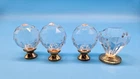 Lot Of 18 Liberty Acrylic Cabinet Pull Knob Gold Clear Victorian 4 Style Variety Used. Price: $42.99.