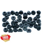 Uillcuet Rubber Plugs 1/4" 6.5MM Black New. Price: $20.00.