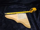 Inplace Oxford Shelf Bracket - Unfinished Pine Wood Modern Tapered Support. Price: $29.45.