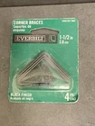 1-1/2IN Everbilt Corner Braces Black Finish 3.8CM Pack Of 4 New. Price: $6.97.