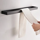 Tnoms Black Towel Bar Rack Holder Modern Bathroom Hardware Stainless Steel 23 Open. Price: $22.00.