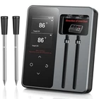 Aymdki Wireless Meat Thermometer App Control 600FT Bluetooth Range - Silver/gray Open. Price: $66.77.