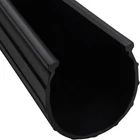 Garage Door Weather Stripping Bottom Rubber Seal 16 Ft, Black New. Price: $28.88.