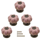 Esreake Yusheng 5 Vintage Ceramic Pumpkin Cabinet Knobs, Pack, Pink New. Price: $19.76.