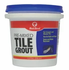 Red Devil 0422 Pre-mixed Tile Grout Professional Quality, 1/2 Pint, White New. Price: $12.77.