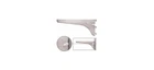 Anochrome 14" Kv Adjustable Heavy-duty Steel Shelf Bracket Satin Anodized New. Price: $33.55.