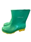 Dunlop Green & Yellow Safety Rain Boots With Non-slip Soles Size 31 Durable Rubb Pre-owned. Price: $49.99.