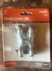National Hardware N282-137 3/8" Dbl Clevis Link Chromate-grade 5400 Lbs New. Price: $15.00.
