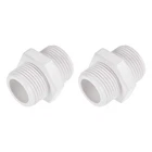Uxcell Pipe Fitting, Male Thread, Hex Tube Adaptor Connector G3/4, White New. Price: $11.79.