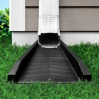 Black Rain Run Gutter Downspout Usa Made 100% Recycled New. Price: $28.47.