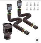 Vevor Corrugated Pipe With Adapters HC3003G2 Drainage Easy Install Open. Price: $19.99.