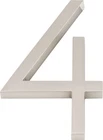 Atlas AVN4-L-BRN Modern Avalon #4 Large (c-c) Brushed Nickel New. Price: $39.74.