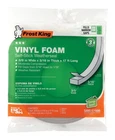 Thermwell 801950 Frost King Vinyl Foam Tape - Closed Cell Moderate Compression New. Price: $16.53.