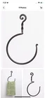 Wrought Iron Towel Rack Holder, Decorative Swirl Ring Hanger Rtzen Handmade New. Price: $13.19.