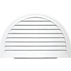 Ply 34" X 22" Half Round White Gable Attic Vent Hrdgv Aw New. Price: $102.53.