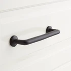 4" Solid Brass Cabinet Pull - Matte/satin Black New. Price: $24.00.