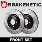Front Set Brakenetic Premium Slotted Disc Rotors BNP35195.GT New. Price: $292.56.