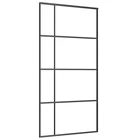 Glass Door Interior Sliding Barn Esg And Aluminum Black Vidaxl New. Price: $205.99.