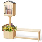 Little Library Box Outdoor, Weatherproof Solid Wood Free With Matchin... New. Price: $235.19.