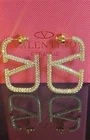 Valentino Crystal Signature Earrings Box & Dust Pouch Included Pre-owned. Price: $149.99.