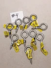 10 Pc #4 Stanley National Stainless Steel Large Screw Eyes Holds Up To 75 Lb New. Price: $18.99.