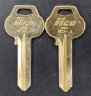 Ilco A1011-L4 Blank Keys Set Of Two 2 New. Price: $6.95.