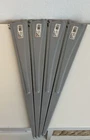 (4) Closetmaid Shelftrack Nickel 16" Brackets Used. Price: $28.99.