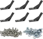 6PCS 1010 120 Degree Angle Bracket 1" Series Aluminum Extrusion Black New. Price: $31.70.
