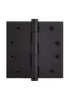 Signature Hardware 4" Solid Brass Mortise Door Hinge Single Pack Matte Black New. Price: $7.50.