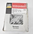 Hillman Self Piercing Sheeters Screws Hex Head Washer Lb #10 2-1/2" New. Price: $24.10.