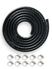 Yamakato 1/4 Inch Id Fuel Line Hose Reinforced 6 Feet W/ 10 Clamps Nbr Sae 30... New. Price: $16.97.