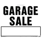 Hy-ko Garage Sale (black On White) Sign 18" X 23" (5 Pcs.) New. Price: $57.61.