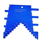 2 1 Depth And Saw Aluminum Step Gauge,router Gau... New. Price: $19.86.
