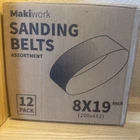 Makiwork - 8" X 19" EZ8 Floor Sander Sanding Belts A/o 60 Grit 12 Pack New. Price: $26.00.
