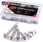 Hilitchi 410 Stainless Steel #10 Wafer Head Phillips Self Drilling Screws Sheet New. Price: $22.47.