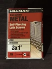 Hillman Self-piercing Point Lath Screws, Zinc, #8 X In., Lb. 47281 Open. Price: $26.99.