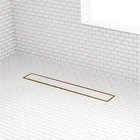 Signature Hardware 60" Cohen Linear Tile-in Shower Drain Polished Brass New. Price: $245.00.