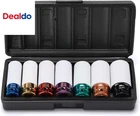 7PCS 1/2 Inch Drive Lug Nut Deep Impact Socket Set,thin-walled Wheel Rim Protect New. Price: $47.40.