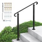 Vevor Handrails For Outdoor Steps Carbon Steel Transitional 2-3 New. Price: $43.99.