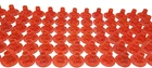 Lot Of 100 Rebar Safety Caps, Mutual Industries, 4.52" Model #2 For #3-#8 Used. Price: $299.99.