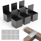 6PK-PERGOLA Brackets 4X4 (actual: 3.5X3.5"),RAFTER Post For Deck Railing New. Price: $69.99.