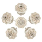 6PCS Ceramic Cabinet Knobs,gold White Roll Hand Painted Cupboard ... New. Price: $14.68.