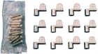 Prime-line Mill Silver Die Cast Screen Clip For 5/16 Inch 12 Pk (pack Of 6) New. Price: $29.23.